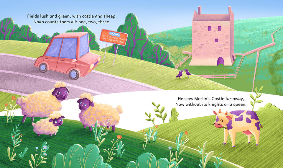 Illustration for Noah's Adventures book series